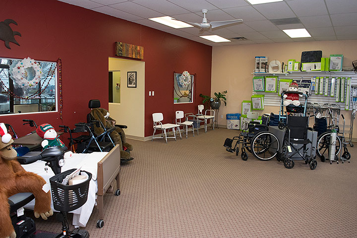 Inside Mountain Aire Medical Supplies Store