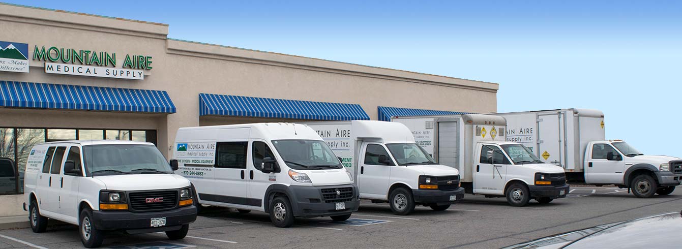 Inside Mountain Aire Medical Supplies Store: Our Delivery Vehicle Fleet