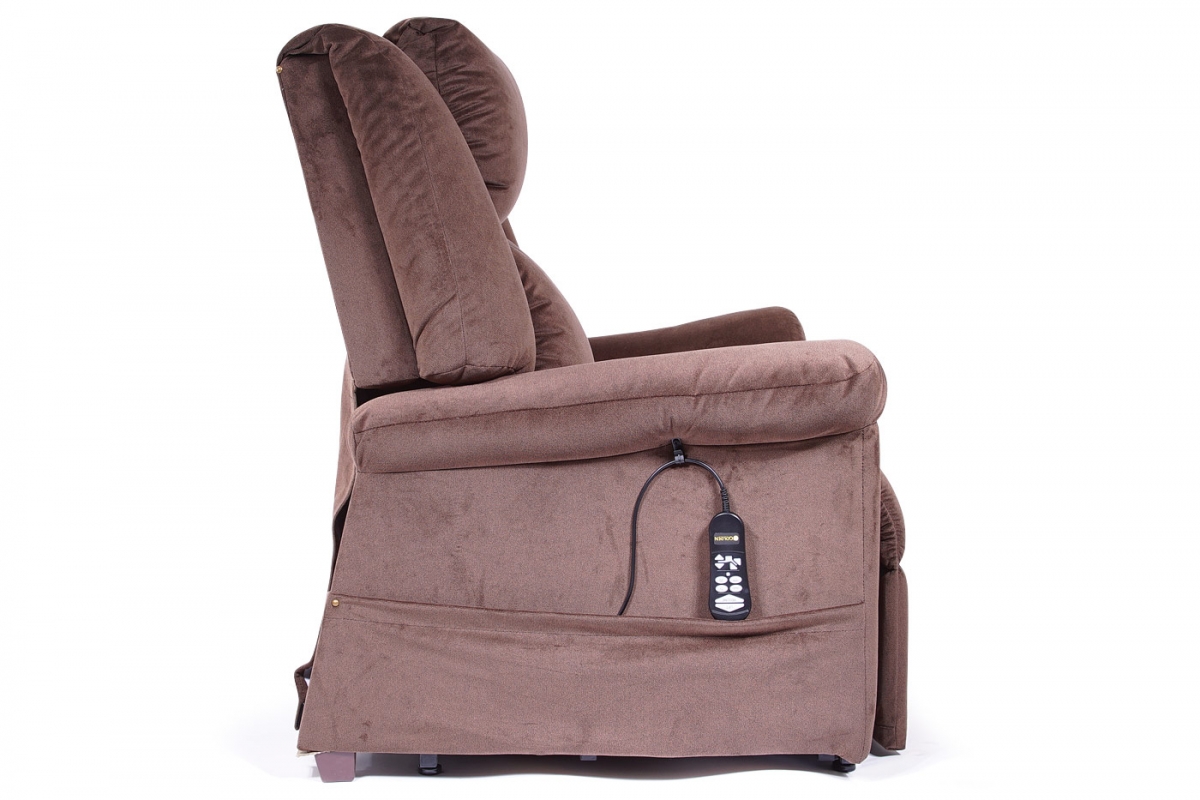 MaxiComfort Lift Chair & Recliner DayDreamer (Mid Pillow) PR-630 Shown in Hazelnut