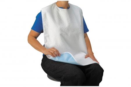 Terry Bib with Liner, Front